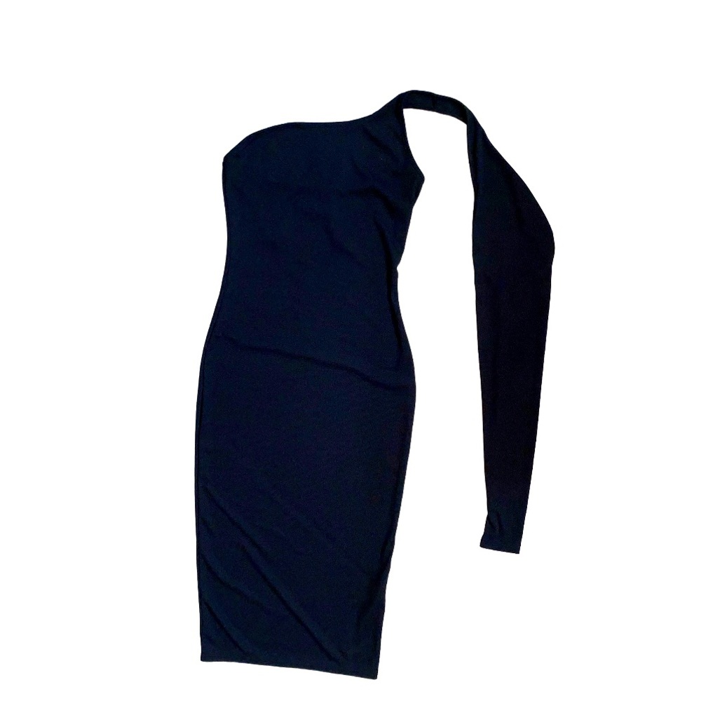 New Tags SHEIN Sexy one arm sleeve black sexy  dress women’s size medium 8 10